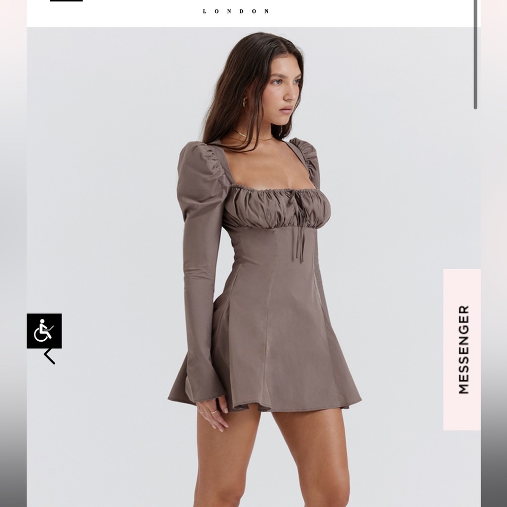 House of cb mocha mini dress - Picture 7 of 8